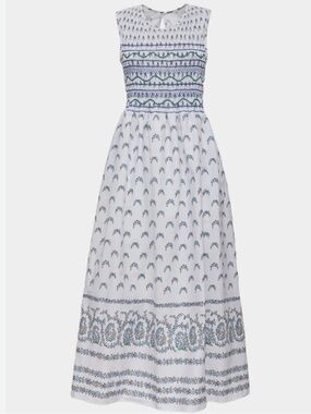 NWT Loretta Caponi Gioia Luminaria Floral Smocked Sun Drees Size Medium M